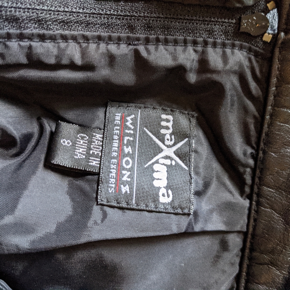 Wilson's Leather Maxima leather skirt - Picture 6 of 8